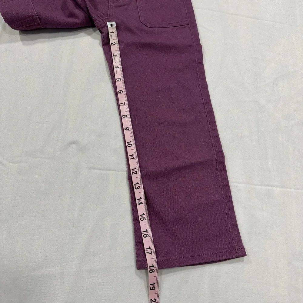 Lot of 2 Levi Girl's Wide Leg Pants Stretch Adjustable Waist Jeans Size 6 NWT